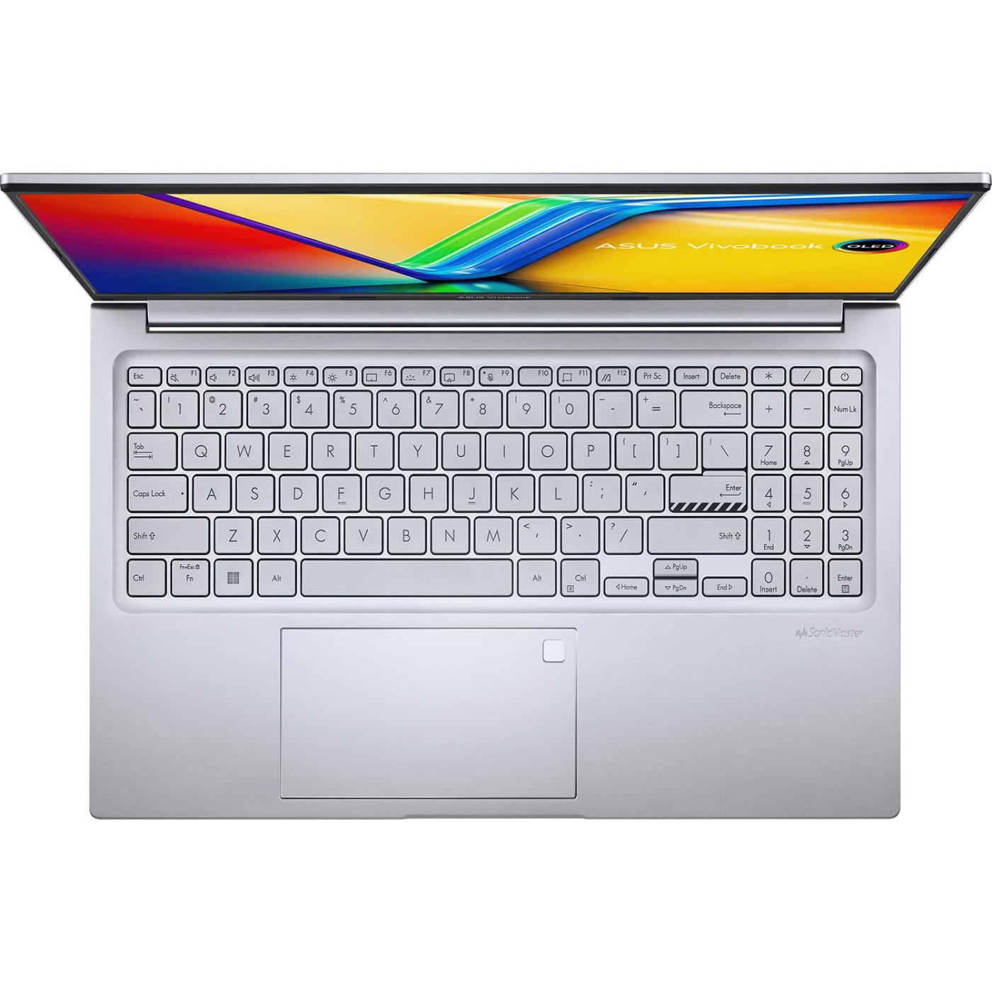 Ноутбук ASUS 15.6 Vivobook M1505YA-L1035 OLED/R7 7730U/16GB/1TB/DOS/UMA/Cool Silver (90NB10Q2-M00170)
