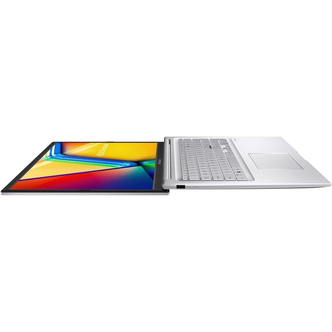 Ноутбук ASUS 17.3 Vivobook 17 X1704VA FHD IPS/ Intel Core 5 120U/16GB/512SSD/Intel Graphics/DOS/Silver (90NB13X1-M00C60)