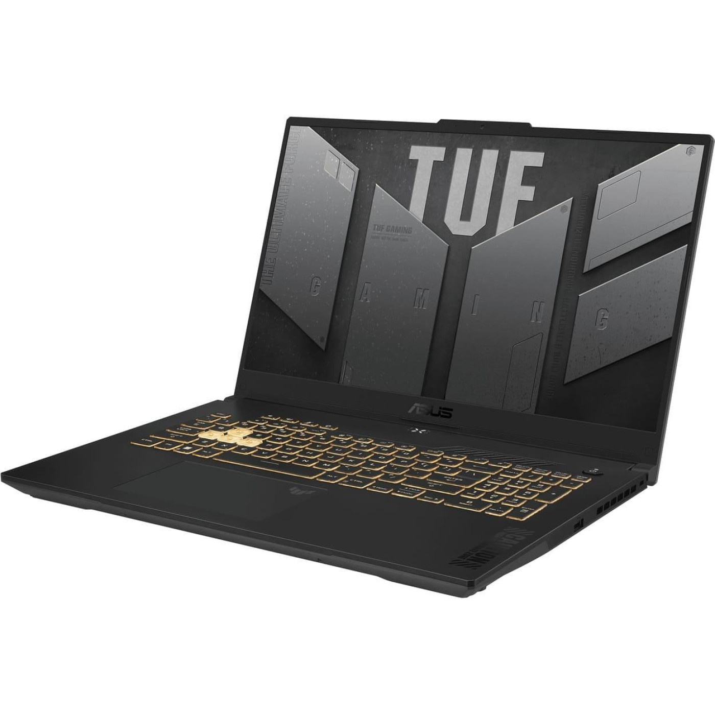 Ноутбук ASUS 17.3 TUF Gaming A17 FX707VJ-HX027 FHD IPS 144Hz/Intel Core 5 210H/16GB/512 SSD/RTX 3050 6GB/DOS/Graphite Black (90NR0MY5-M00160)