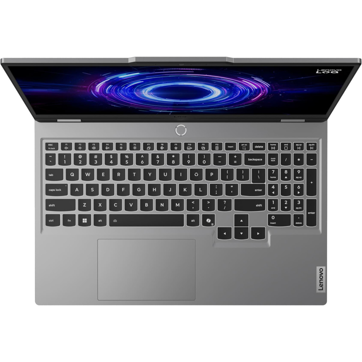 Ноутбук Lenovo 15.6 LOQ 15IRX10 FHD IPS/Intel i7/16GB/512SSD/RTX 5060 8GB/DOS/Luna Grey (83JE01CSRA)
