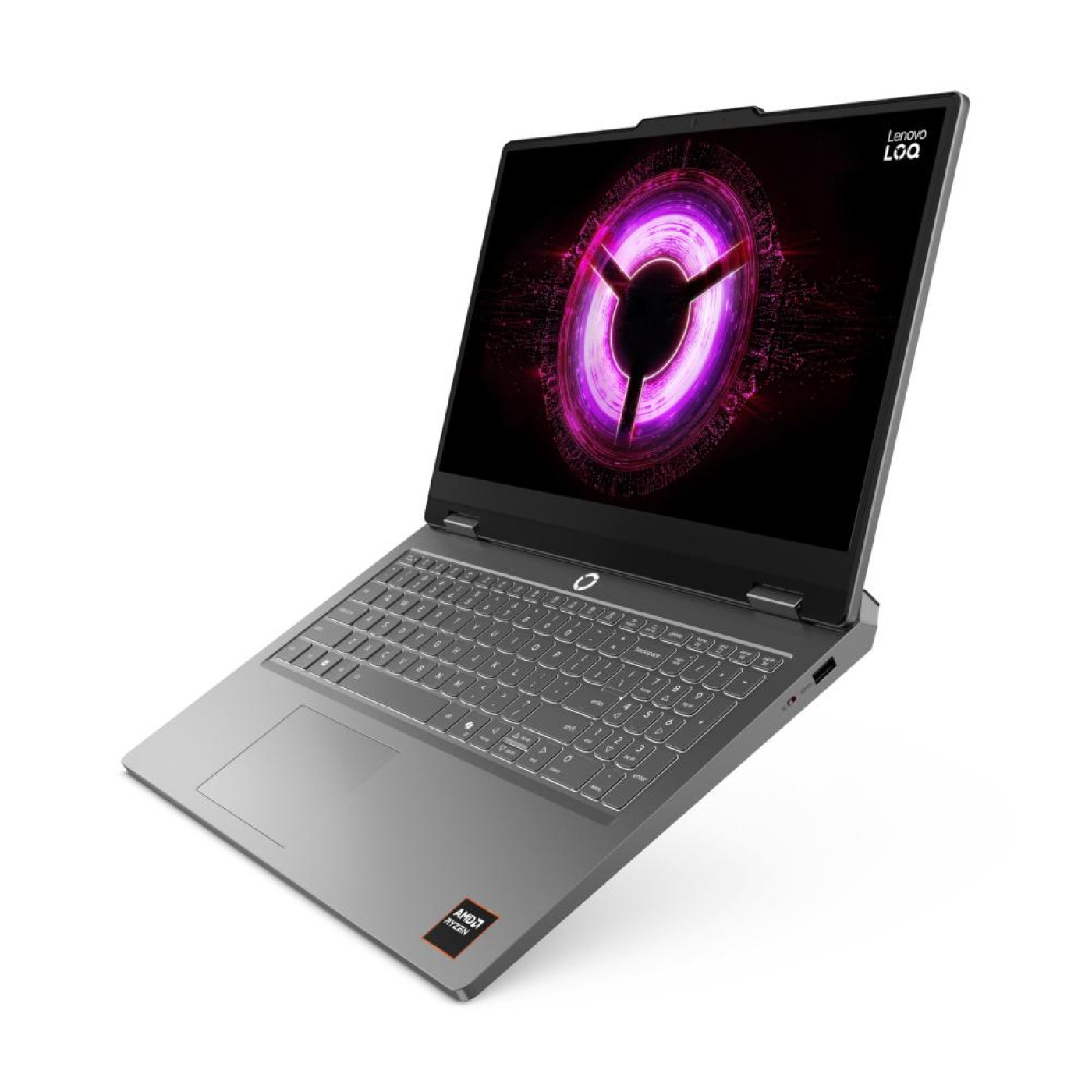 Ноутбук Lenovo 15.6 LOQ Essential 15ARP11 F/Ryzen 5 150/16GB/512 SSD/RTX 5050 8GB/DOS/Luna Grey (83VA0020RA)