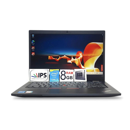 Ноутбук Lenovo 13.3 ThinkPad L13 Gen 2 FHD IPS/Intel Core i5-1135G7/8GB/256GB SSD/Intel Iris Xe Graphics/DOS/Black (13903) Б/в