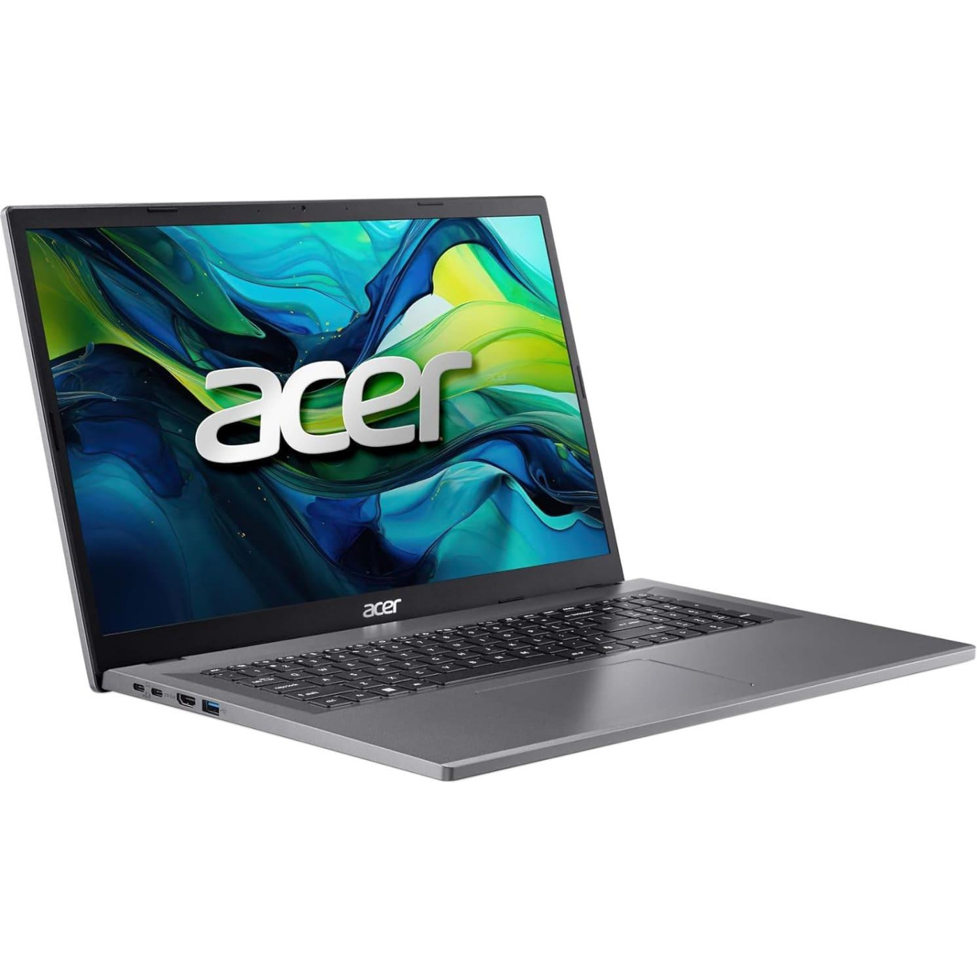 Ноутбук Acer 17 Aspire Go AG17-31P FHD IPS, Intel P N250, 8GB, F512GB, UMA, Lin, сірий (NX.J8ZEU.006)