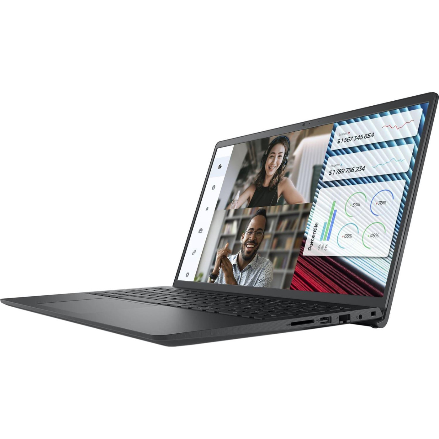 Ноутбук Dell 15 Vostro 3520 1920x1080/Intel Core i5-1235U/8 ГБ/256 ГБ/Intel Iris Xe/Black (N1605PVNB3520UA_UBU)