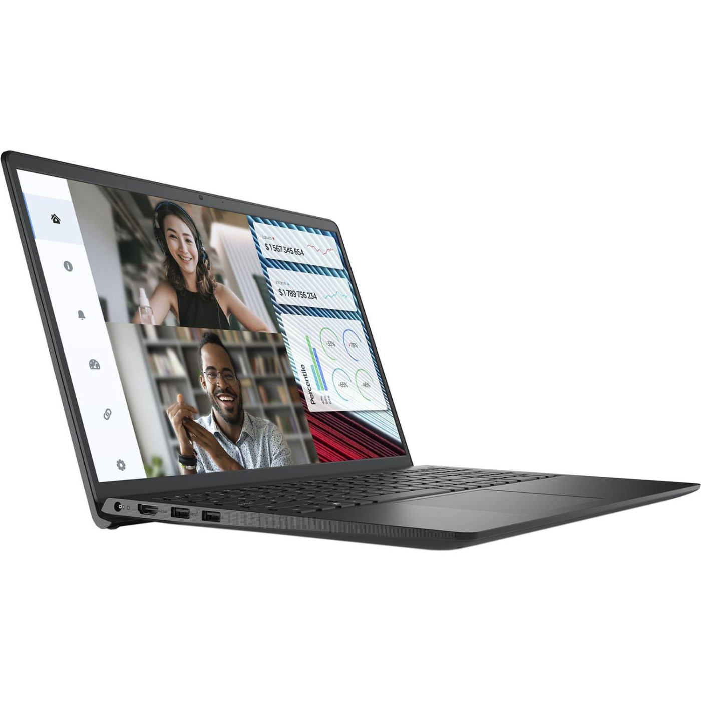 Ноутбук Dell 15 Vostro 3520 1920x1080/Intel Core i5-1235U/8 ГБ/256 ГБ/Intel Iris Xe/Black (N1605PVNB3520UA_UBU)