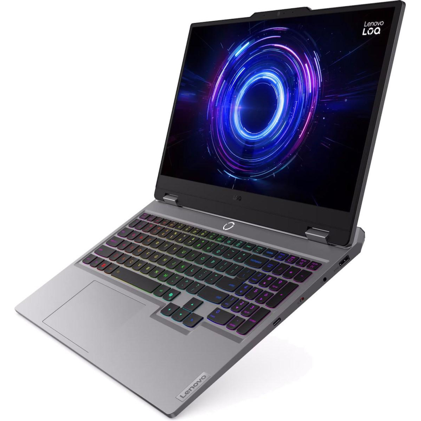 Ноутбук Lenovo 15.6 LOQ 15IRX10 FHD IPS 144Hz/Intel i5-13450HX/16GB/1TB/RTX 5050/W11H/Luna Gray (83JE0012US *)