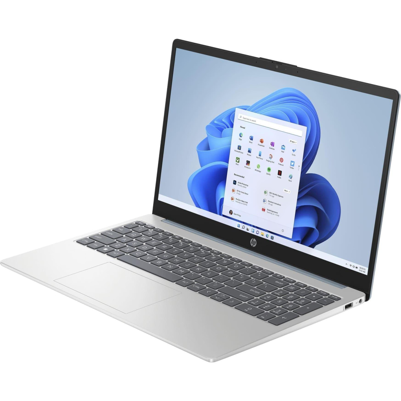 Ноутбук HP 15.6 15-fc0320ua FHD IPS/Ryzen 5 7520U/16GB/512SSD/Radeon/DOS/Blue (D16DVEA)
