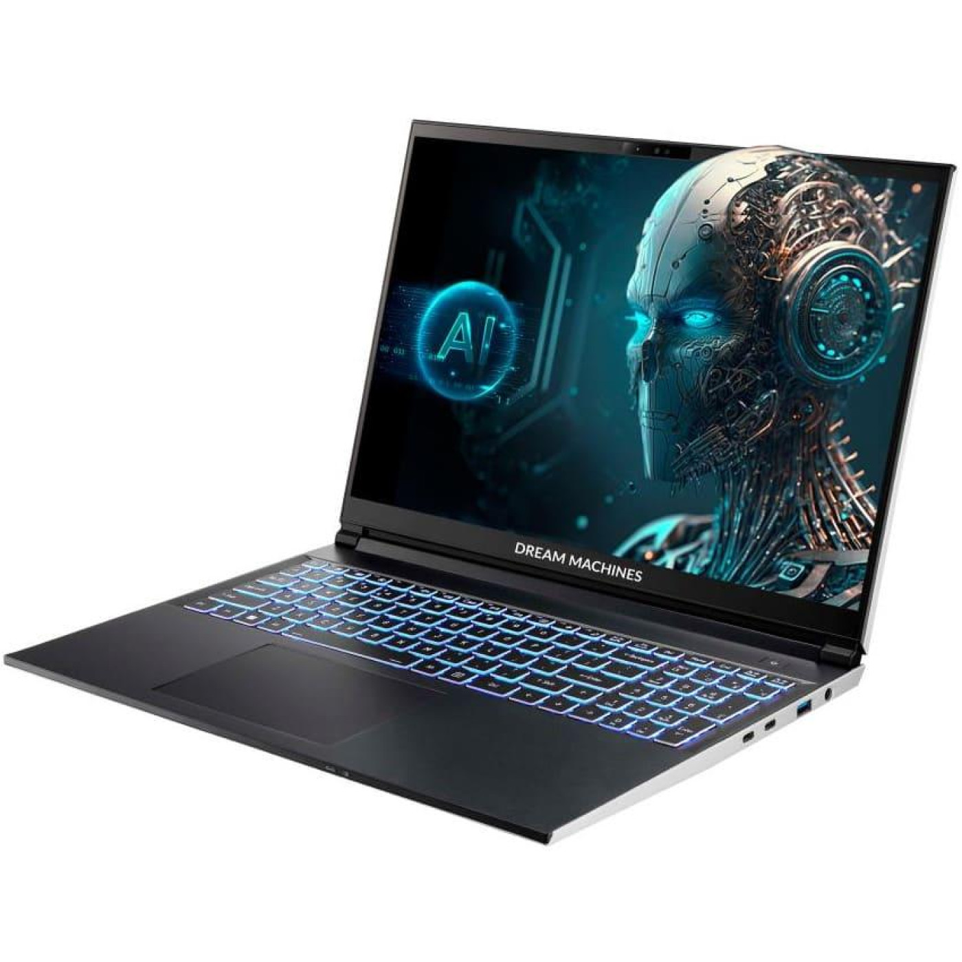 Ноутбук Dream Machines 16 RG4070-16 1920x1200/Ultra 7 155H/16 ГБ/1000 ГБ/RTX 4070, 8GB/DOS (RG4070-16UA25)