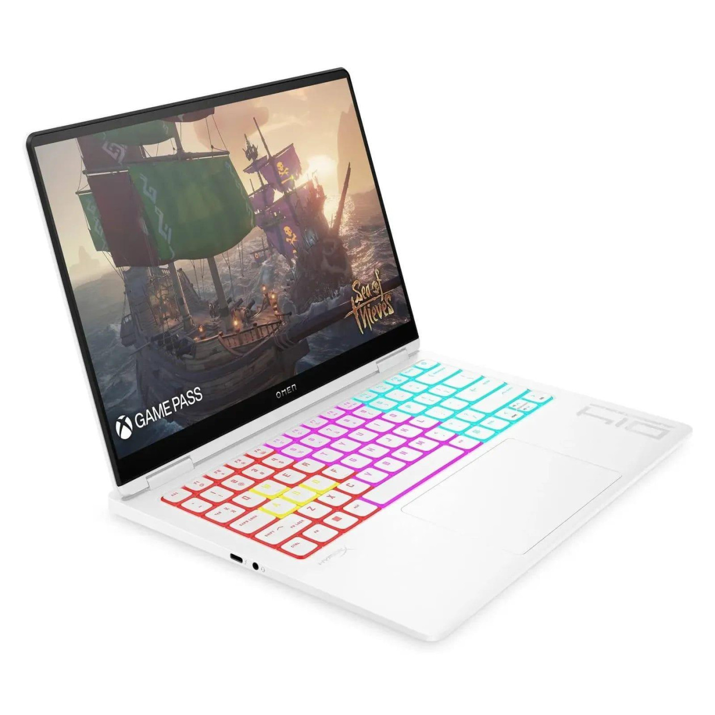Ноутбук HP 14 OMEN 14-fb1004ua 2880x1800 OLED/Intel U9-285H/32GB/1TB/RTX 5070 8GB/DOS/White (C3UL4EA)