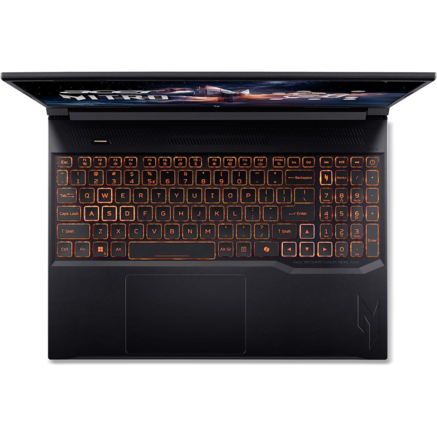 Ноутбук Acer 16 Nitro V 16 AI ANV16-42-R309 FHD IPS 180Hz/Ryzen 5 240/16GB/512SSD/RTX 5050/W11H/Black (NH.U2NAA.001 *)