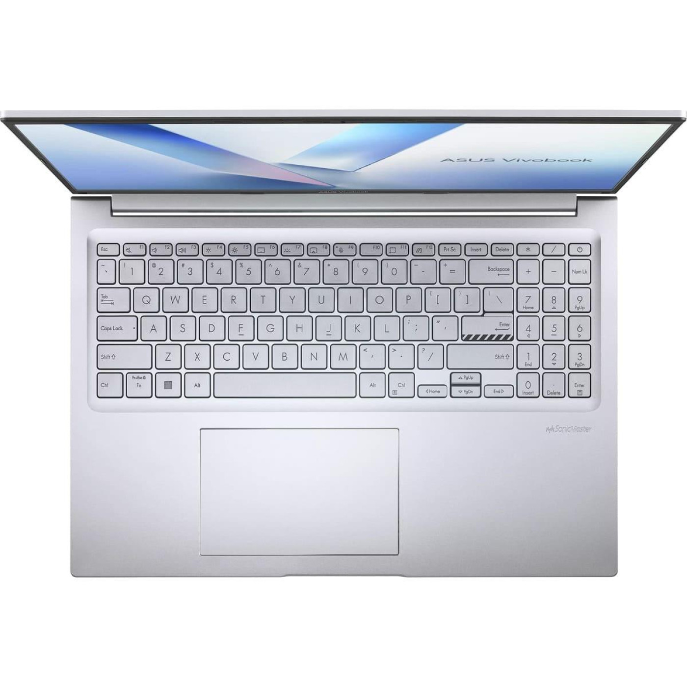 Ноутбук ASUS 16 Vivobook 16 OLED X1605VA-SH2457 FHD OLED/Intel C9-270H/24GB/1TB/Intel Graphics/DOS/Cool Silver (90NB13W2-M00CU0)