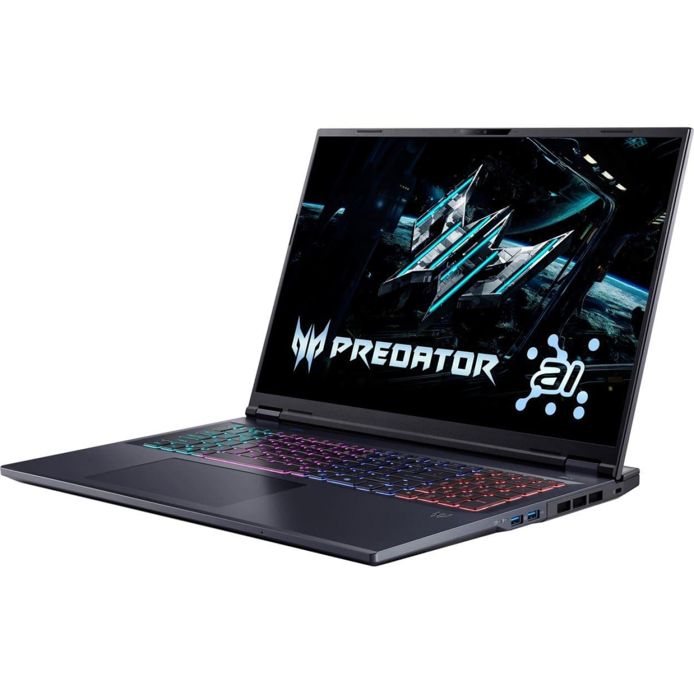 Ноутбук Acer 18 Predator Helios Neo 18 PHN18-72 WQXGA IPS/Intel U9-275HX/64GB/2TB/RTX 5070 8GB/Linux/Black (NH.QVHEU.001)