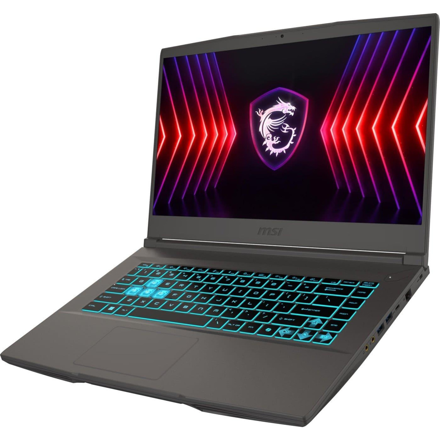 Ноутбук MSI 15.6 Thin 15 B13VF FHD IPS 144Hz/i7-13620H/16GB/1TB/RTX 4060 8GB/NOGRAVING/DOS/Black (B13VF-2894)