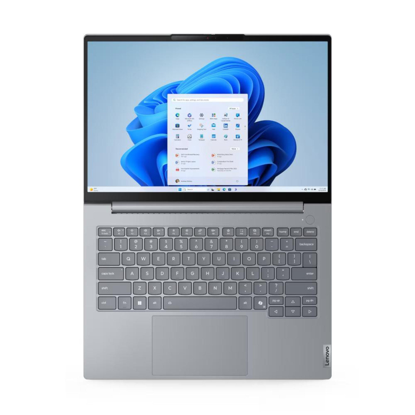 Ноутбук Lenovo 14 ThinkBook 14 G8 IAL F/Intel UX9-185H/16GB/512 SSD/Intel HD/W11P/Arctic Grey (21SJ00P8RA)