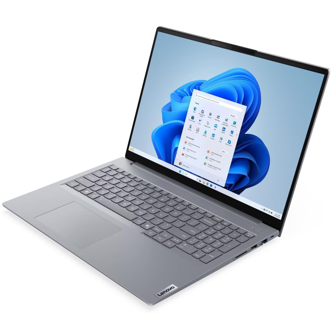 Ноутбук Lenovo 16 ThinkBook 16-G9 WUXGA IPS/Intel 5-210H/16GB/512SSD/UMA/DOS/Gray (21US005URA)