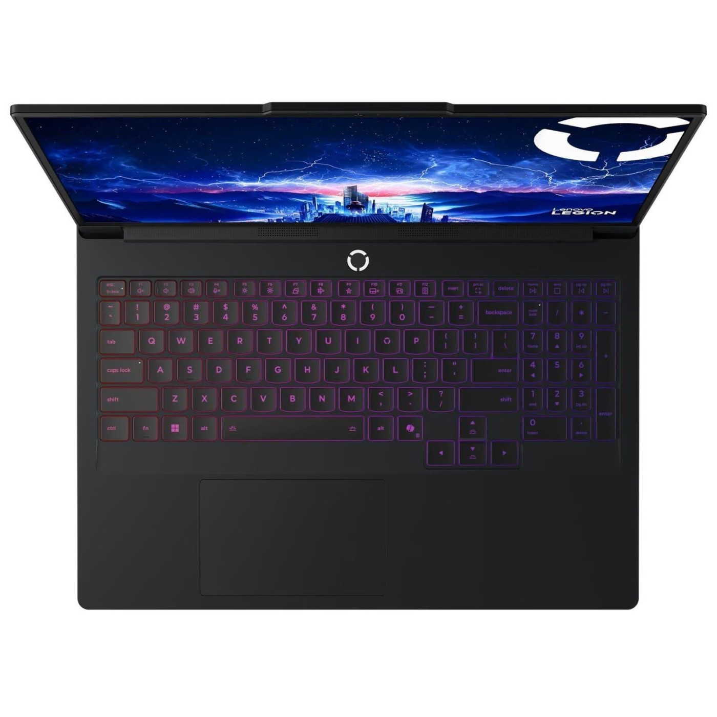 Ноутбук Lenovo 16 Legion Pro 7 16AFR10H 2560x1600 OLED/Ryzen 9 9955HX/32GB/2TB/RTX 5070 Ti/W11H/Eclipse Black (83RU0002US)