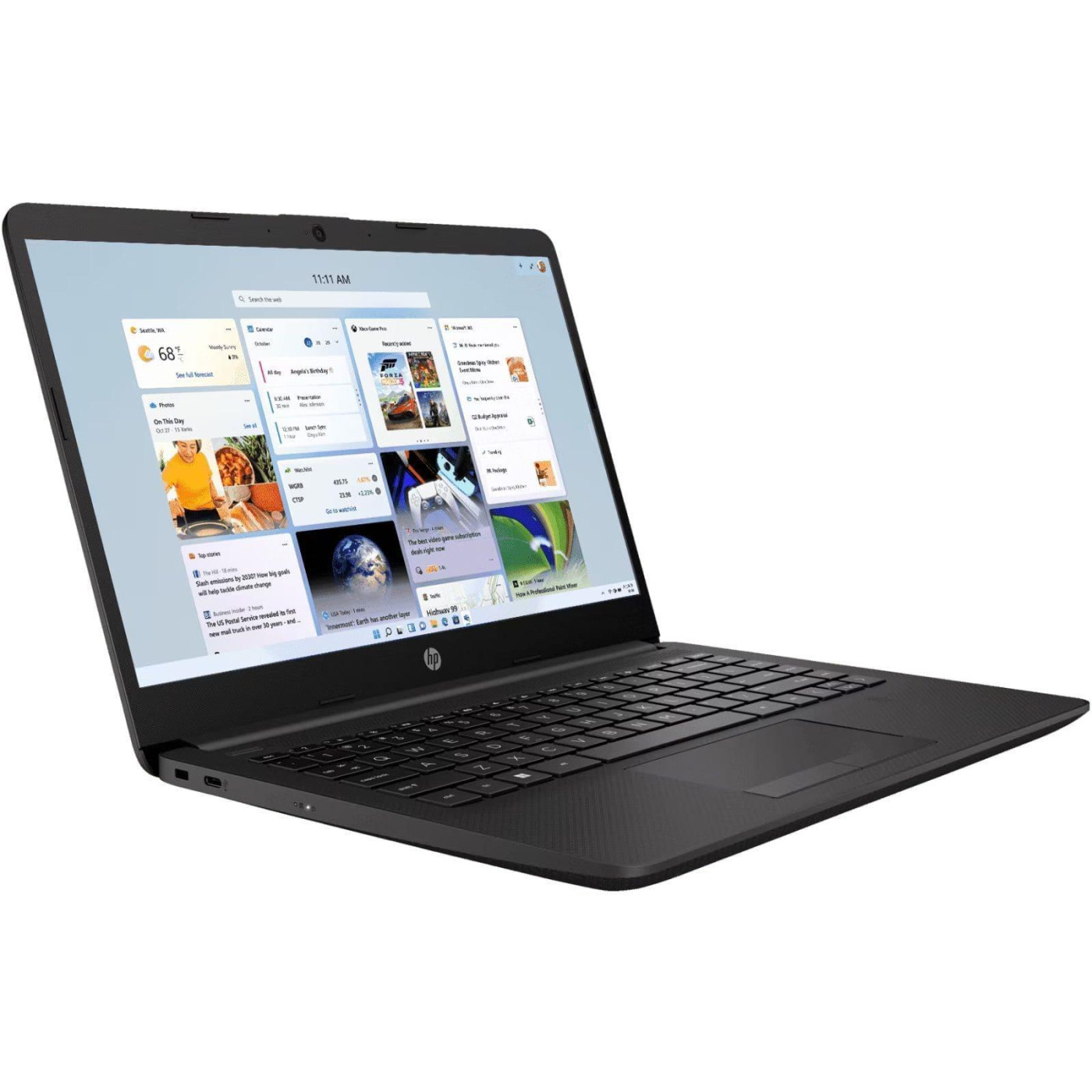 Ноутбук HP 14 240R-G9 FHD IPS/Intel 5-120U/16GB/512SSD/UMA/W11H/Black (C38LXAT)