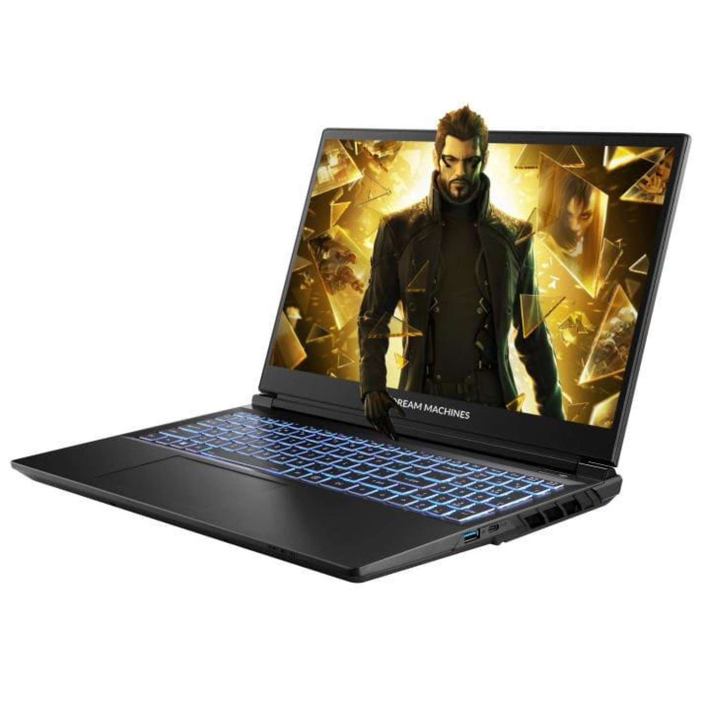 Ноутбук Dream Machines 15.6 RG5060-15 FHD IPS/U9-275HX/32GB/2TB/RTX 5060 8GB/DOS/Black (RG5060-15UA28)