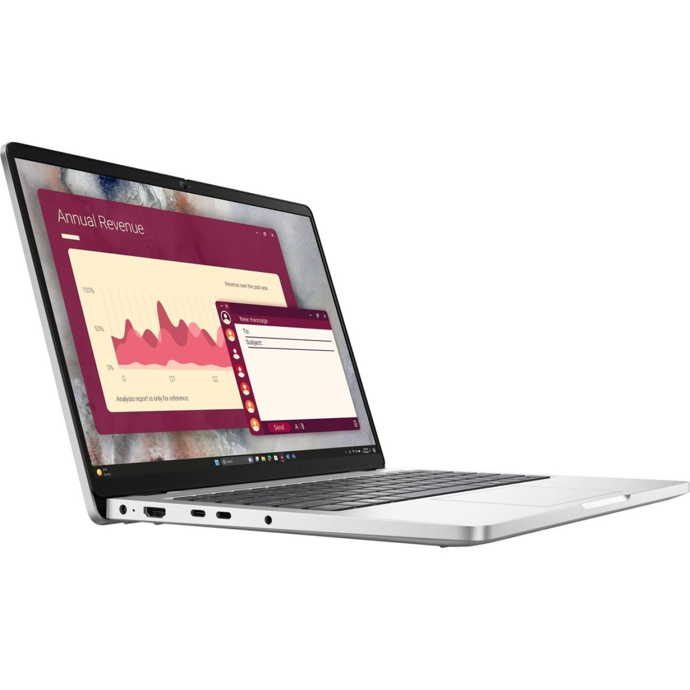 Ноутбук Dell 14 Pro 14 FHD+/Intel U5-235U/16GB/512SSD/UMA/W11P/Silver (BTO106PC14250UA_W11P)