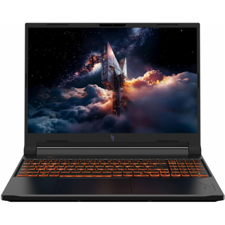 Ноутбук Acer 16 Nitro V 16 AI ANV16-42 WUXGA IPS/Ryzen 5 240/16GB/512SSD/RTX 3050 6GB/DOS/Black (NH.U1KEU.007)