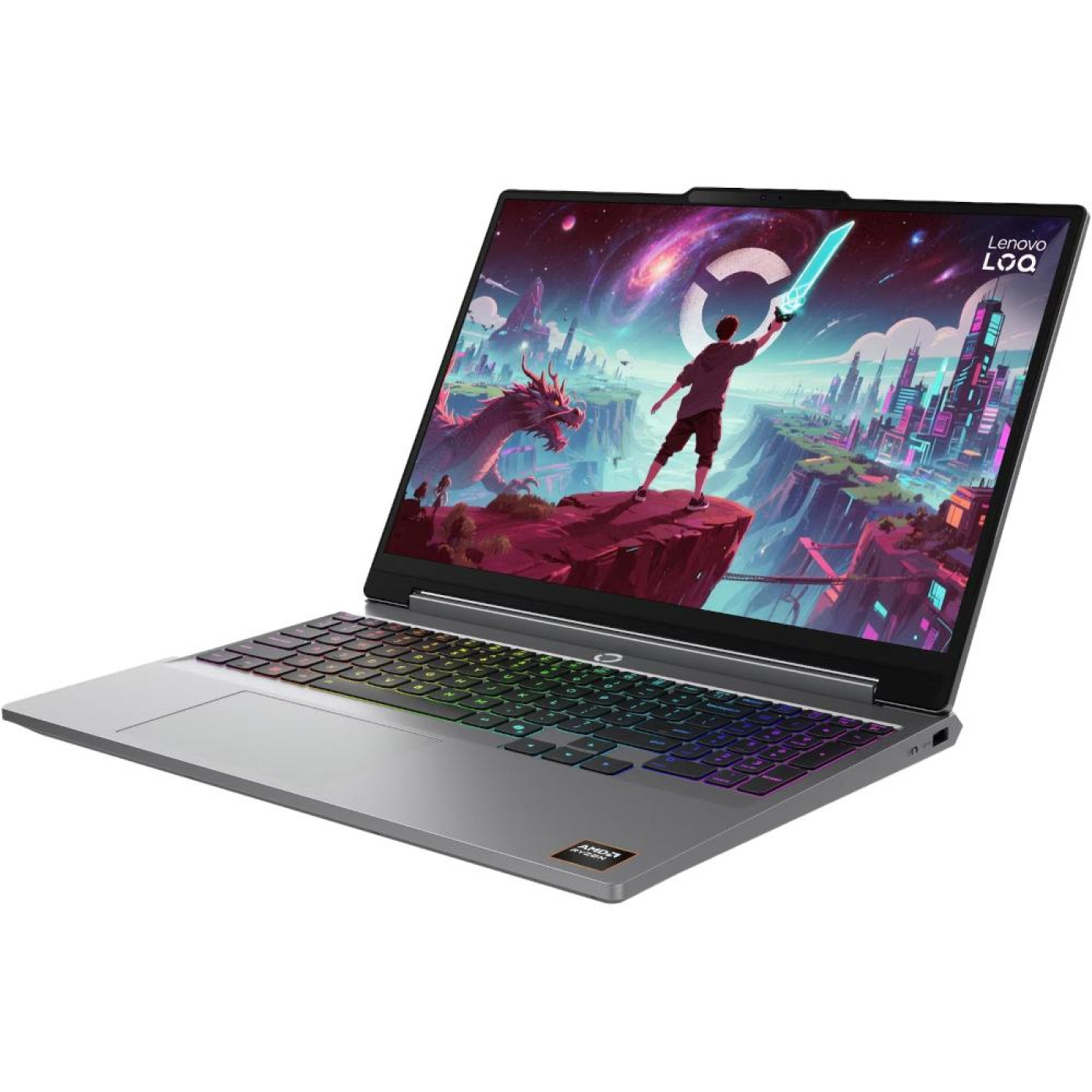 Ноутбук 15 Lenovo LOQ 15AHP11 IPS WUXGA 1920x1200 165Hz/Ryzen 7 250/16GB/512 SSD/RTX 5070 8GB/DOS (83TN00BCRA)
