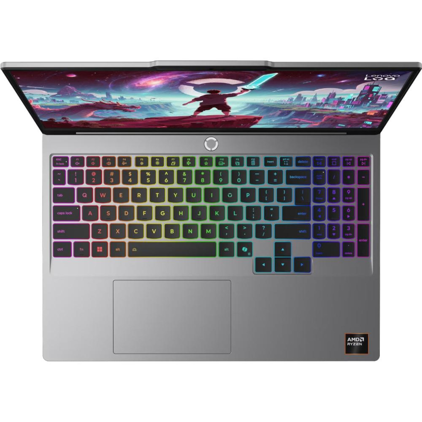 Ноутбук 15 Lenovo LOQ 15AHP11 IPS WUXGA 1920x1200 165Hz/Ryzen 7 250/16GB/512 SSD/RTX 5070 8GB/DOS (83TN00BCRA)