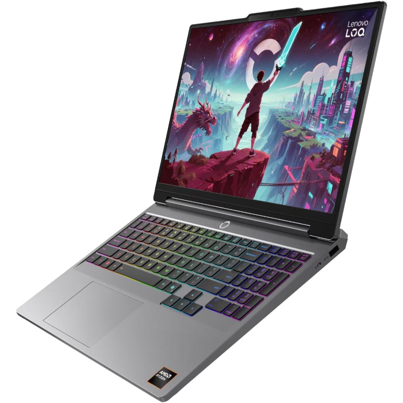 Ноутбук 15 Lenovo LOQ 15AHP11 IPS WUXGA 1920x1200 165Hz/Ryzen 7 250/16GB/512 SSD/RTX 5070 8GB/DOS (83TN00BCRA)
