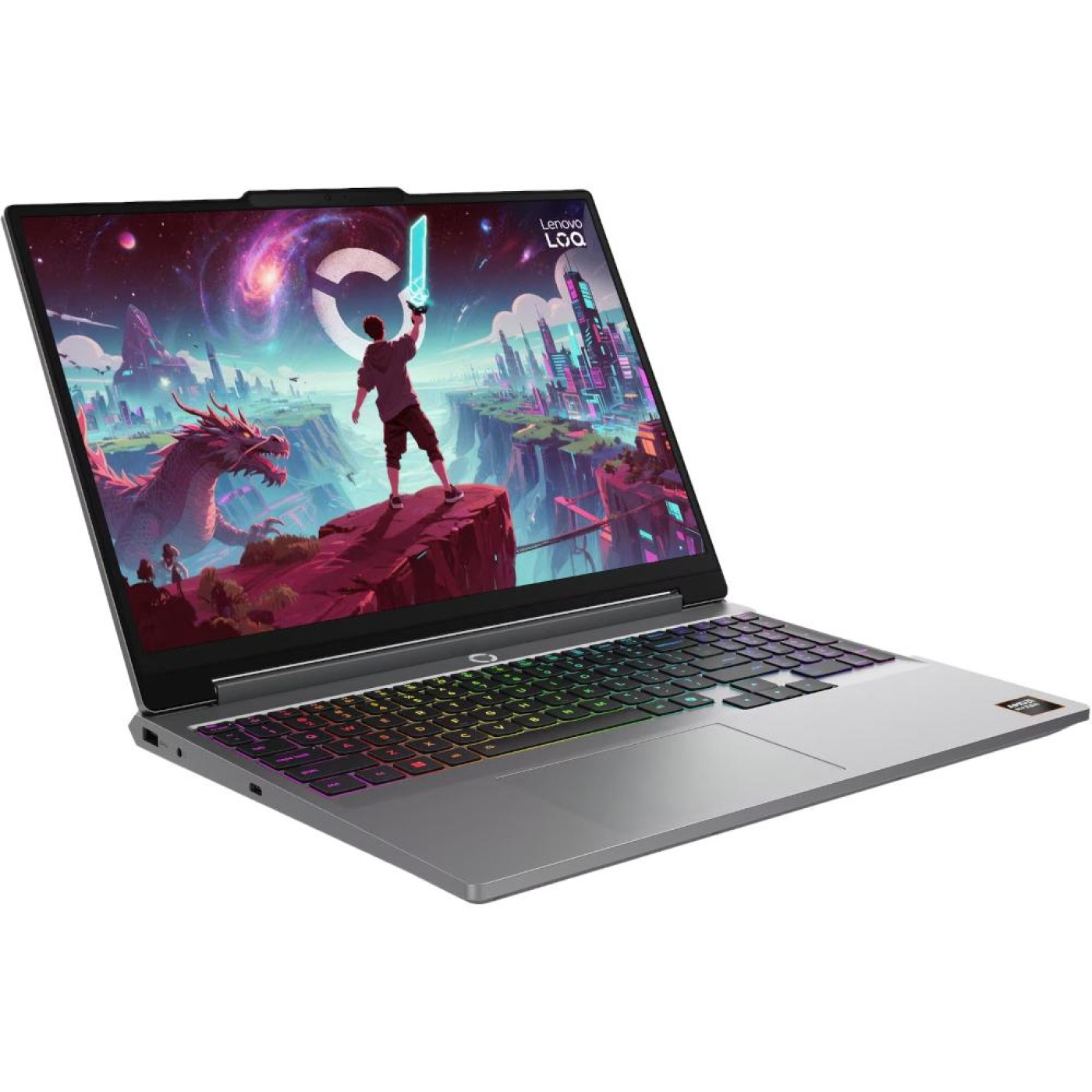 Ноутбук 15 Lenovo LOQ 15AHP11 IPS WUXGA 1920x1200 165Hz/Ryzen 7 250/16GB/512 SSD/RTX 5070 8GB/DOS (83TN00BCRA)