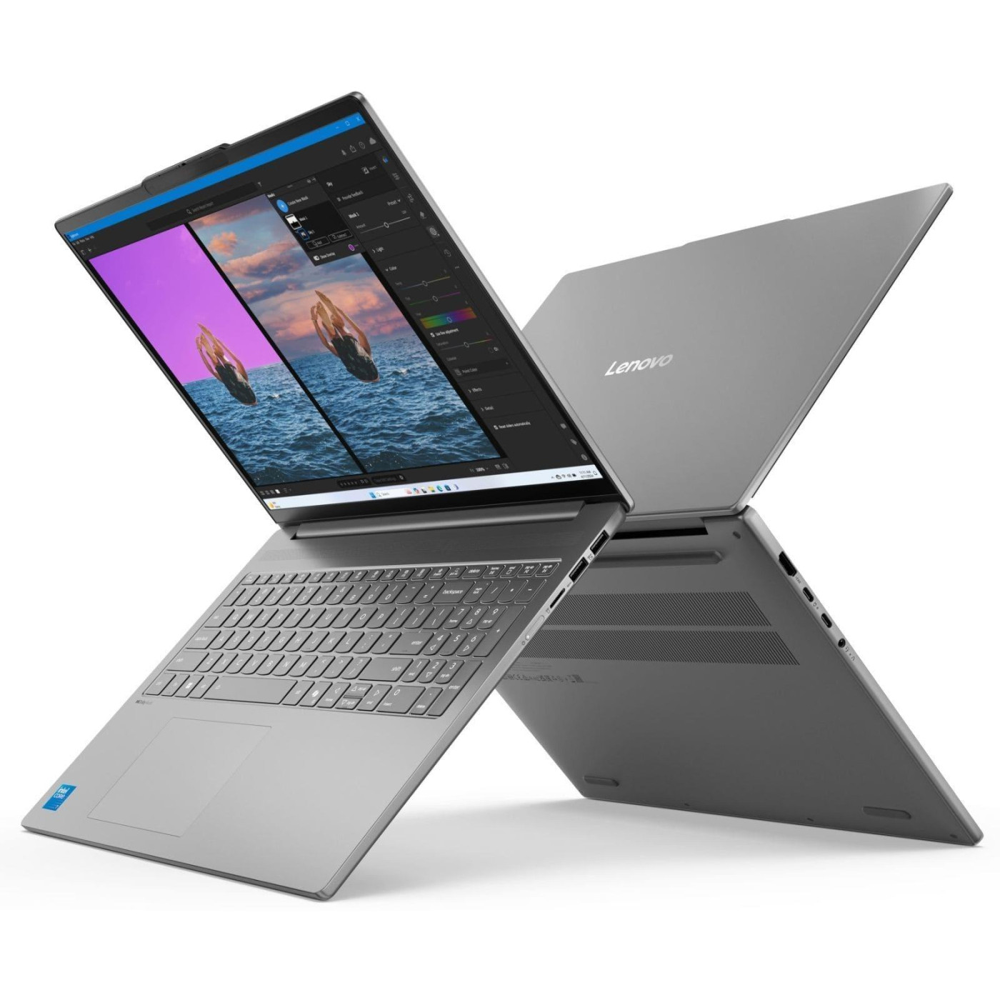 Ноутбук Lenovo 16 IdeaPad Slim 5 16IRH10/i7-13620H/32/1TB SSD/Intel HD/DOS/Luna grey (83HS008MRA)