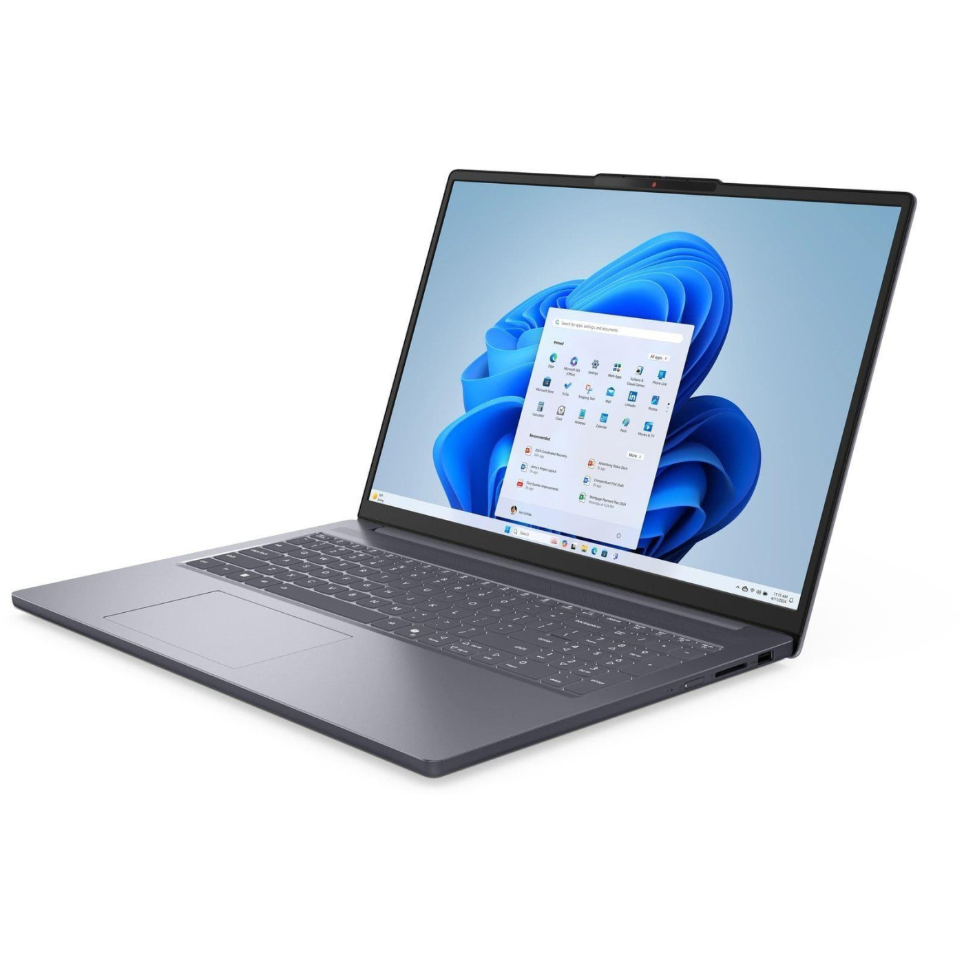 Ноутбук Lenovo 16 IdeaPad Slim 3 16ARP10/R7 7735HS/16/512/UMA/DOS/Luna grey (83K80058RA)