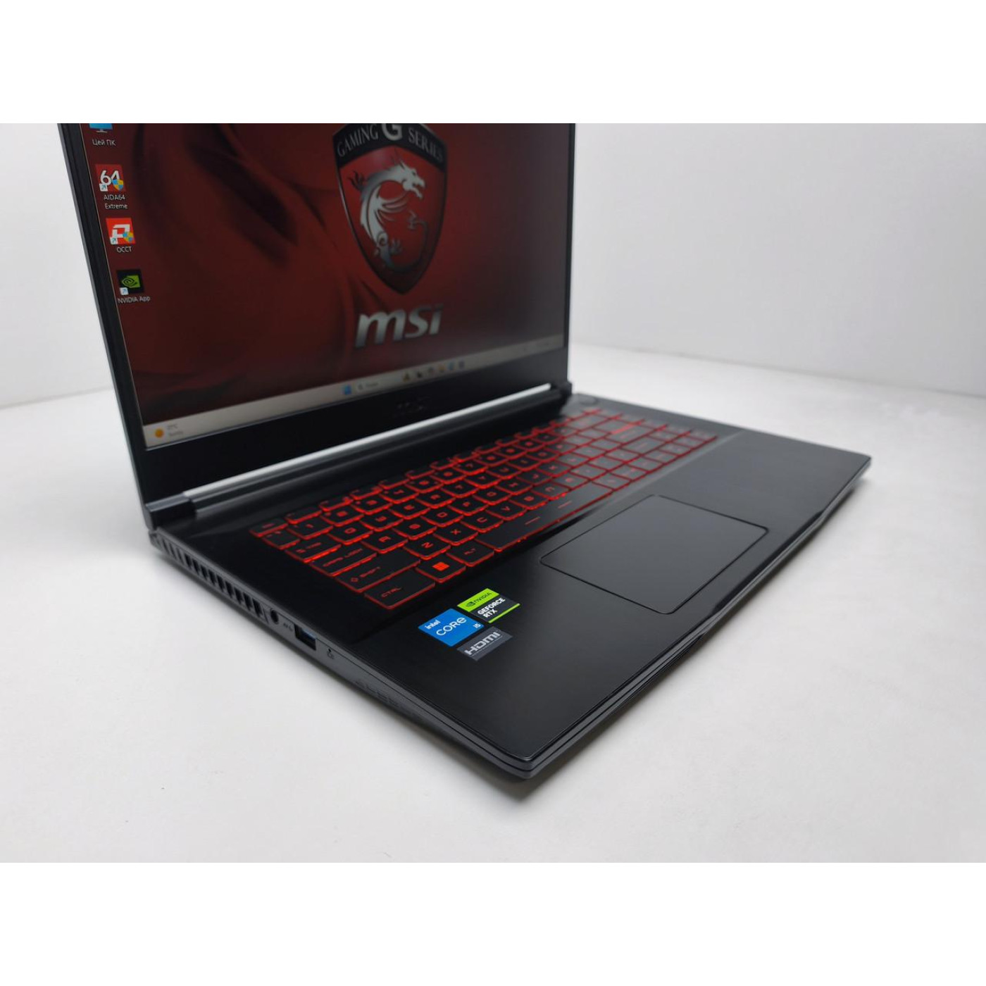 Ноутбук MSI 15.6 Thin GF63 12UCX FHD IPS 144Hz/Intel Core i5-12450H/16GB/1TB SSD/NVIDIA GeForce RTX 2050 4GB/DOS/Black (14425) Б/в