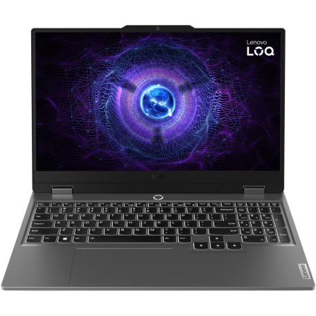 Ноутбук Lenovo 15.6 LOQ 15IRX9 FHD IPS/Intel i5-13450HX/16GB/1TB/RTX 4050/DOS/Luna Gray (83DV01F0RA)