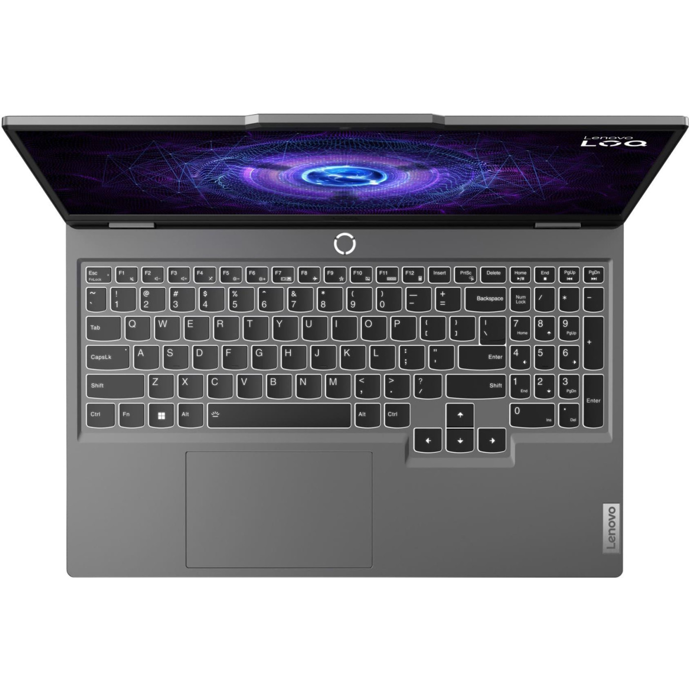 Ноутбук Lenovo 15.6 LOQ 15IRX9 FHD IPS/Intel i5-13450HX/16GB/1TB/RTX 4050/DOS/Luna Gray (83DV01F0RA)