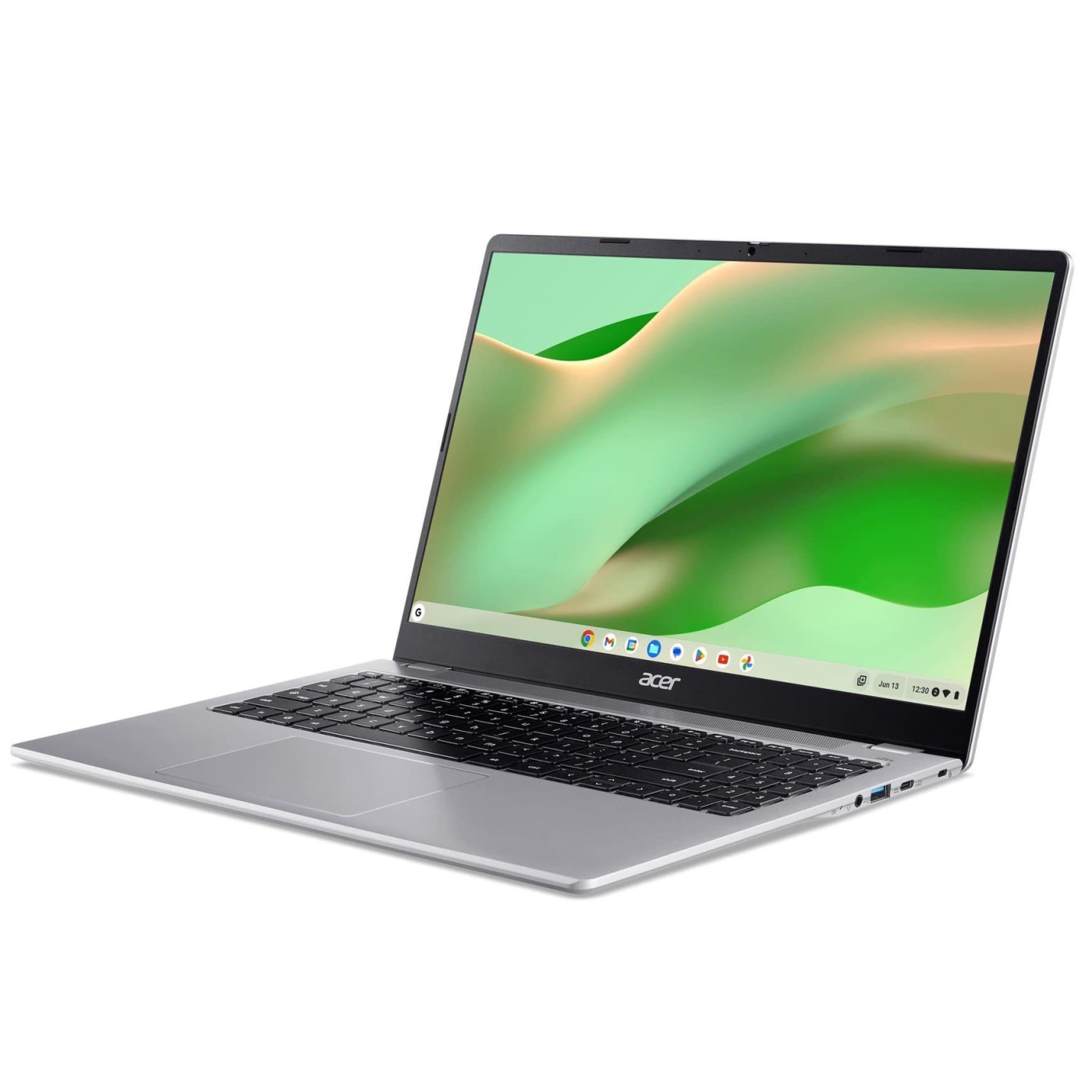 Ноутбук Acer 15.6 Chromebook CB315-7H FHD IPS/Intel C-N50/4GB/128SSD/UMA/ChromeOS/Silver (NX.JUVEU.001)