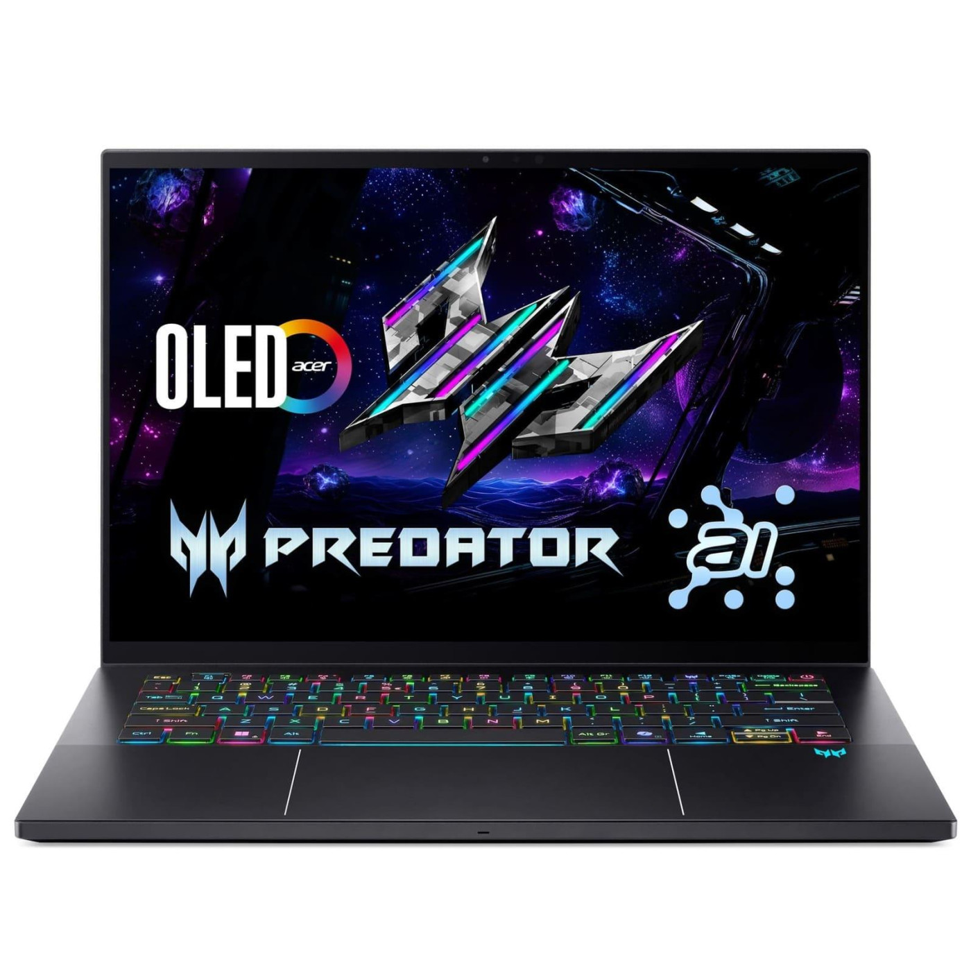 Ноутбук Acer 14.5 Predator Triton 14 PT14-52T 2.8K OLED Touch/Intel U9-288V/32GB/1TB/RTX 5070 8GB/W11P/Black (NH.U0GEU.004)