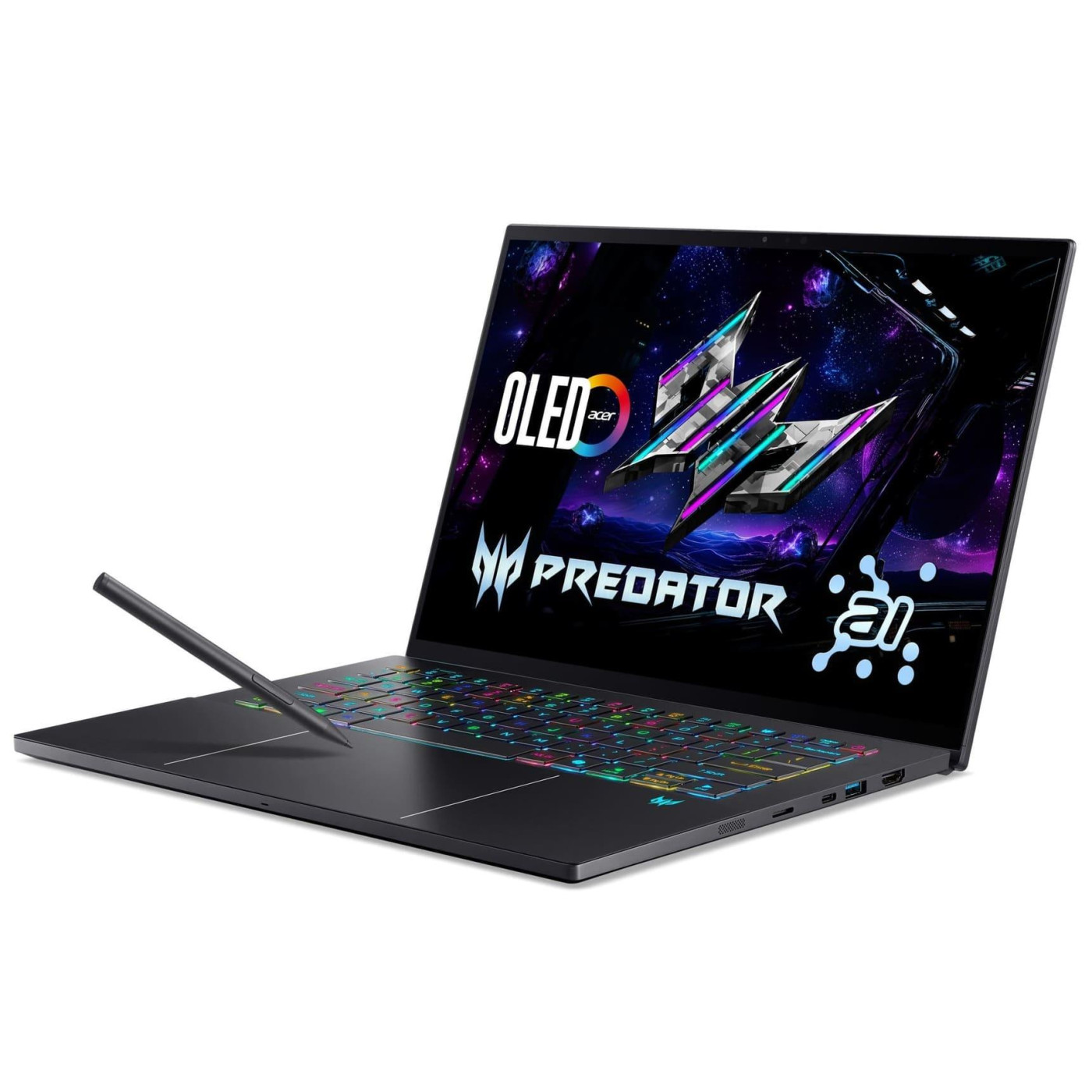 Ноутбук Acer 14.5 Predator Triton 14 PT14-52T 2.8K OLED Touch/Intel U9-288V/32GB/1TB/RTX 5070 8GB/W11P/Black (NH.U0GEU.004)