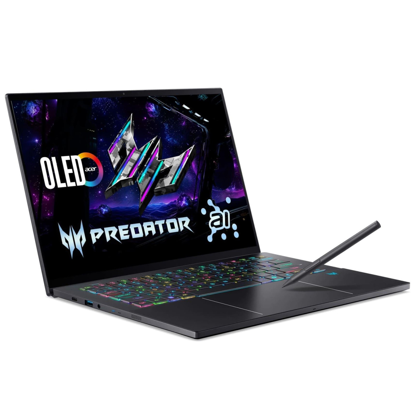 Ноутбук Acer 14.5 Predator Triton 14 PT14-52T 2.8K OLED Touch/Intel U9-288V/32GB/1TB/RTX 5070 8GB/W11P/Black (NH.U0GEU.004)