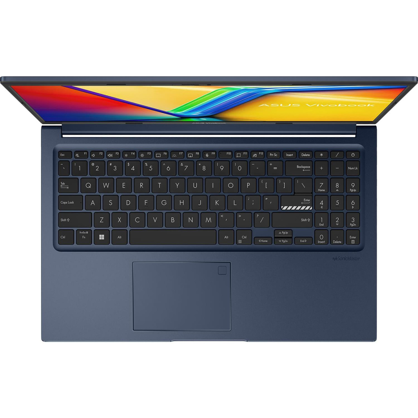 Ноутбук ASUS 15.6 Vivobook 15 X1504MA-BQ132 FHD IPS/Intel 7-350U/16GB/1TB/UMA/DOS/Blue (90NB17I1-M00560)