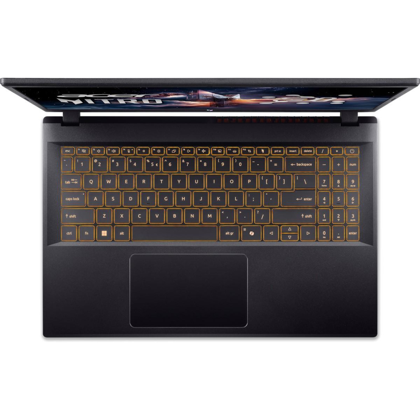 Ноутбук Acer 15 Nitro V 15 ANV15-42-R2DH IPS 1920x1080 165Hz/Ryzen 5 7640HS/16GB/512SSD/RTX 4050/DOS/Black (NH.QV4EU.007)
