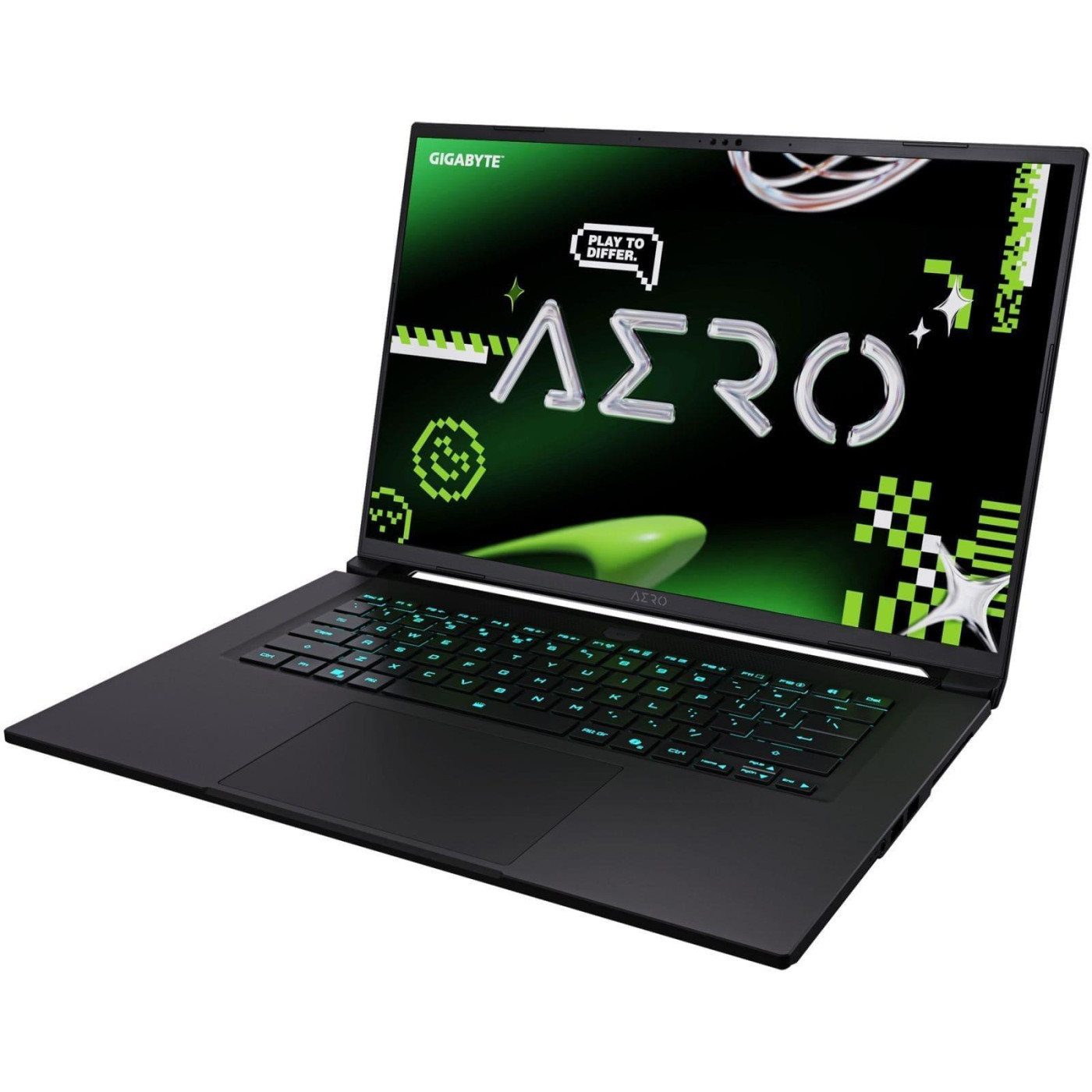 Ноутбук GIGABYTE 16 AERO X16 QHD+ 165Hz/AMD Krachen Ryzen 7/32GB/1TB SSD/NVIDIA RTX 5060 8GB/W11/Black (AERO_X16_1VH93UAC64AH)