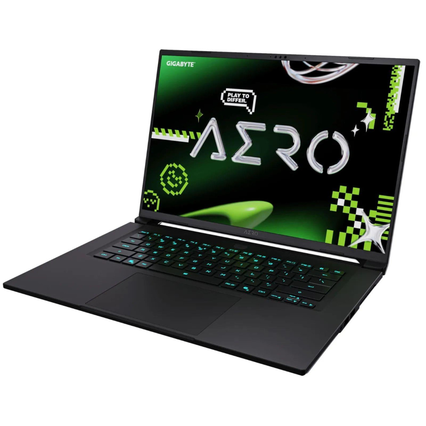 Ноутбук Gigabyte 16 AERO X16 QHD+ 165Hz/AMD Krachen Ryzen 7/16GB/1TB SSD/NVIDIA RTX 5060 8GB/W11/Black (AERO_X16_1VH93UAC94AH)