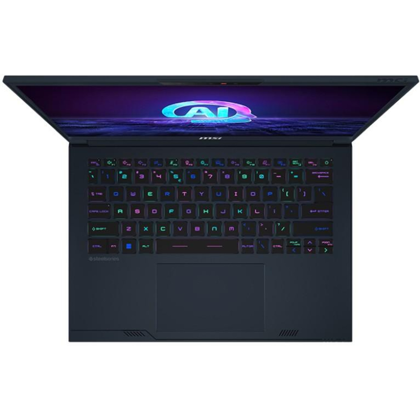 Ноутбук MSI 14 Stealth 14 AI Studio A1VFG FHD IPS 165Hz/Intel Ultra 7 155H/16GB/1TB/RTX 4060/W11H/Blue (A1VFG-068US)