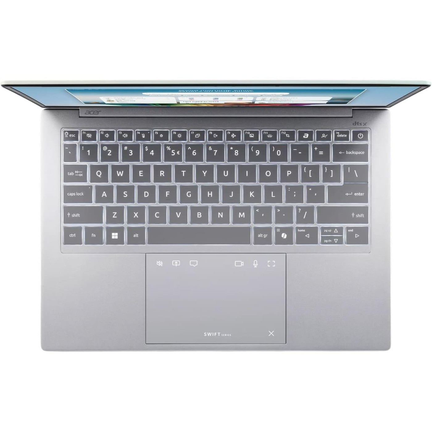Ноутбук Acer 14 Swift Edge 14 AI SFE14-I51 2.8K OLED/Intel Core Ultra 9 386H/16GB/512 SSD/UMA/W11P/Calcite White (NX.JVQEU.003)