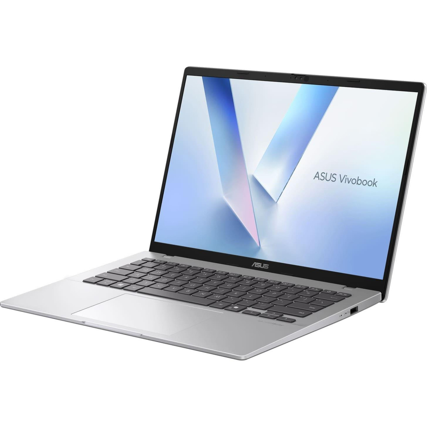 Ноутбук ASUS 14 Vivobook 14 M1407GA-LY006 WUXGA IPS/AMD AI 7 445/16GB/512 SSD/UMA/DOS/Silver (90NB1703-M00060)