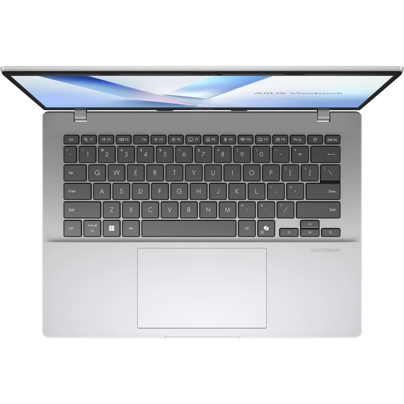 Ноутбук ASUS 14 Vivobook 14 M1407GA-LY006 WUXGA IPS/AMD AI 7 445/16GB/512 SSD/UMA/DOS/Silver (90NB1703-M00060)