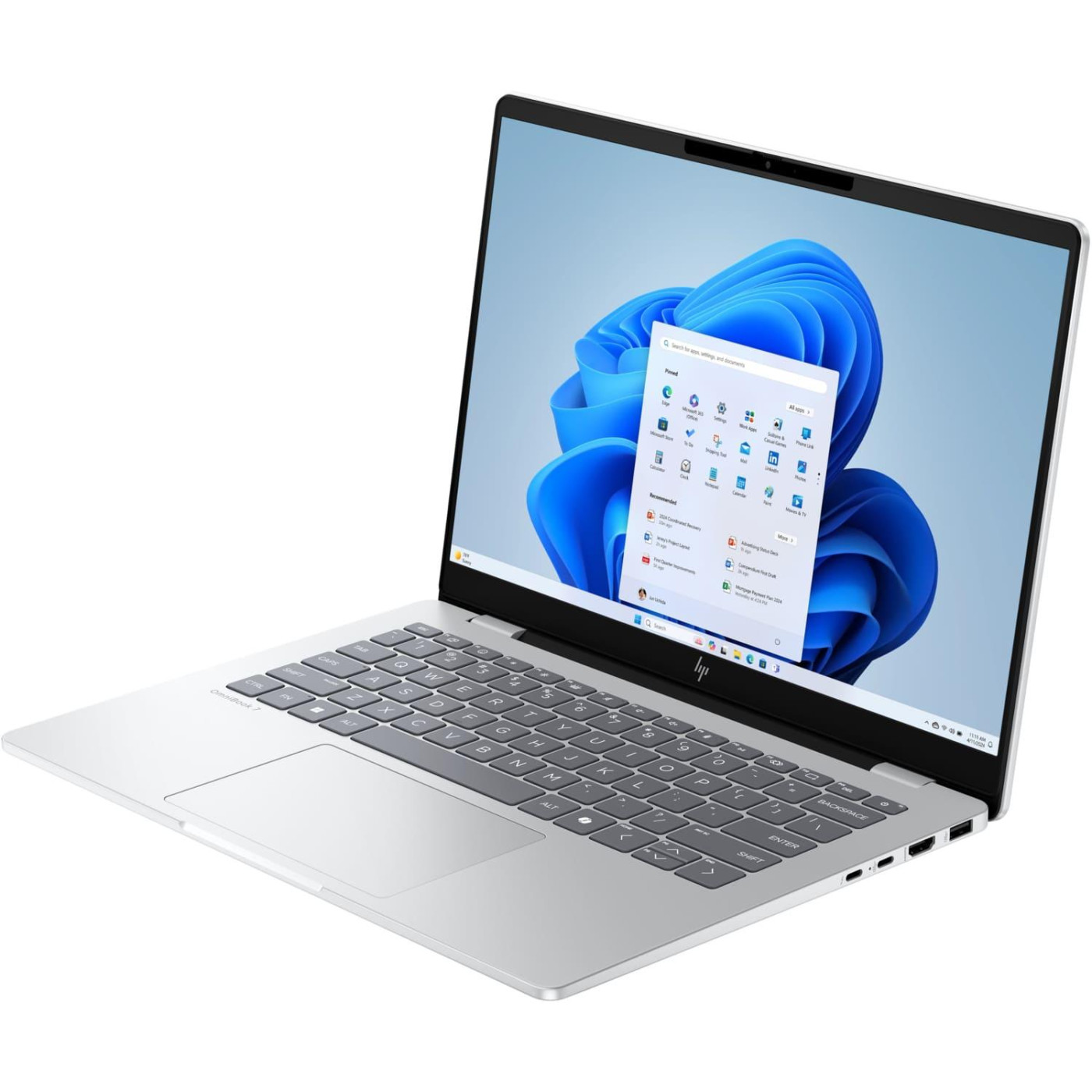 Ноутбук HP 14 OmniBook 7 14-fs0000ua WUXGA IPS AG/Intel 5-220H/24GB/1TB/UMA/W11P/Silver (C3VH7EA)