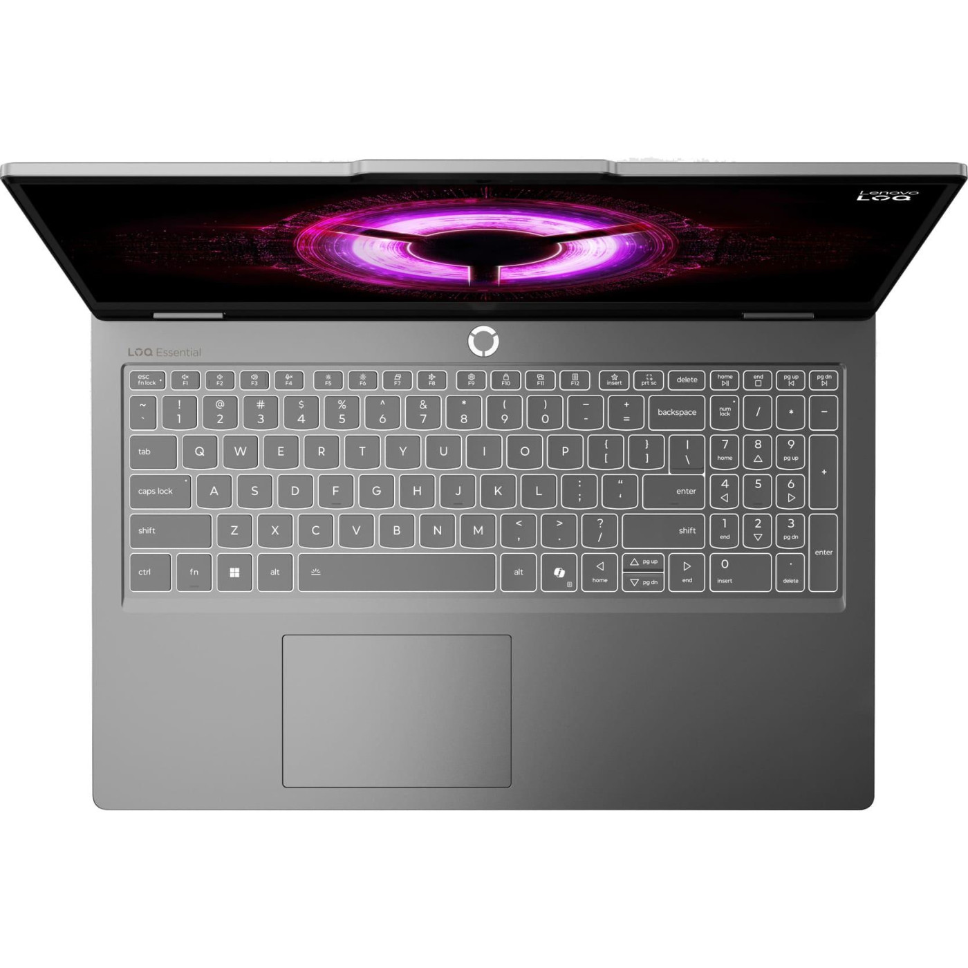 Ноутбук Lenovo 15.6 LOQ 15ARP11 FHD IPS 144Hz/Ryzen 7 170/16GB/512 SSD/RTX 5050 6GB/DOS/Luna Grey (83VACTO1WW)