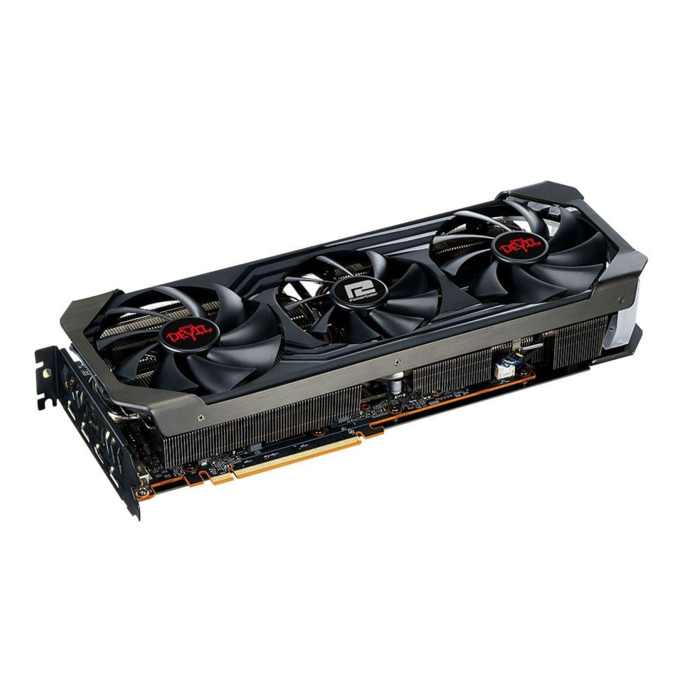 Видеокарта PowerColor AMD Radeon RX 6700 XT 12Gb Red Devil (AXRX 6700XT 12GBD6-3DHE/OC) (GDDR6, 192 bit, PCI-E v4.0) Б/у