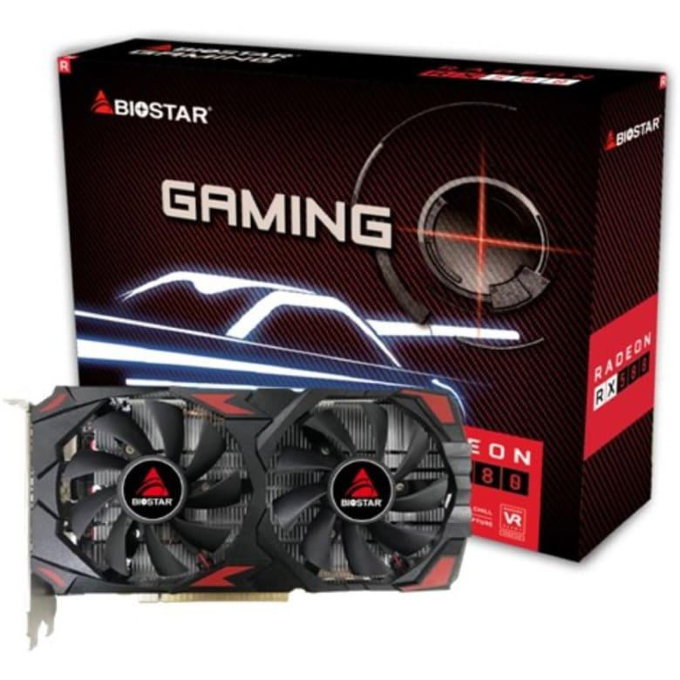 Видеокарта Biostar AMD Radeon RX 580 8GB (VA5815RQ82) (GDDR5, 256 bit, PCI-E 3.0 x16)
