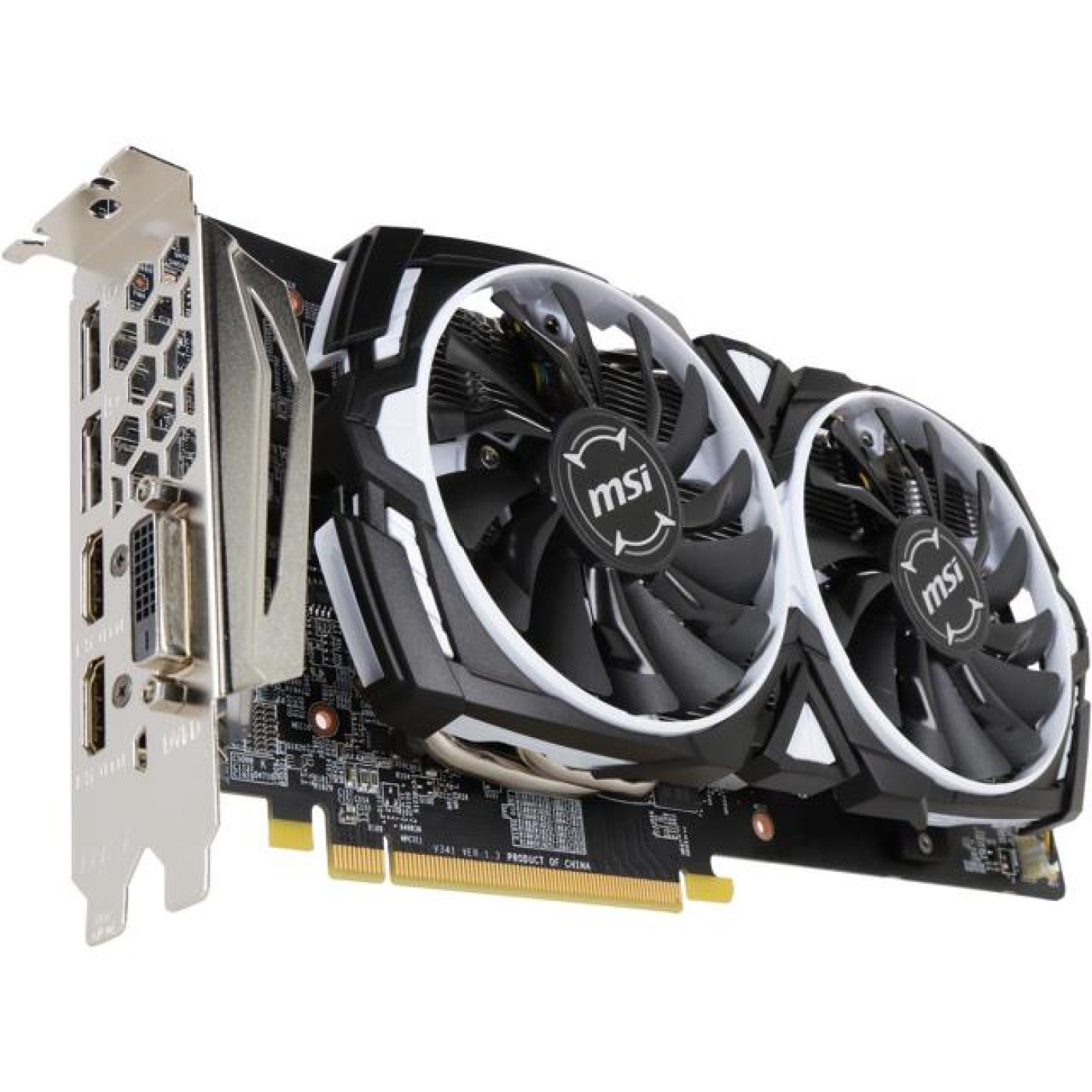 Відеокарта MSI AMD Radeon RX 580 8Gb Armor OC (Radeon RX 580 ARMOR 8G OC) (GDDR5, 256 bit, PCI-E 3.0 x16) Б/в